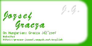 jozsef gracza business card